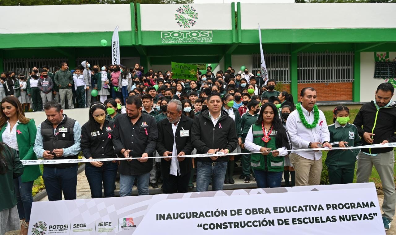 Punto Único San Luis Potosí Gallardo Cardona entrega nuevas aulas y