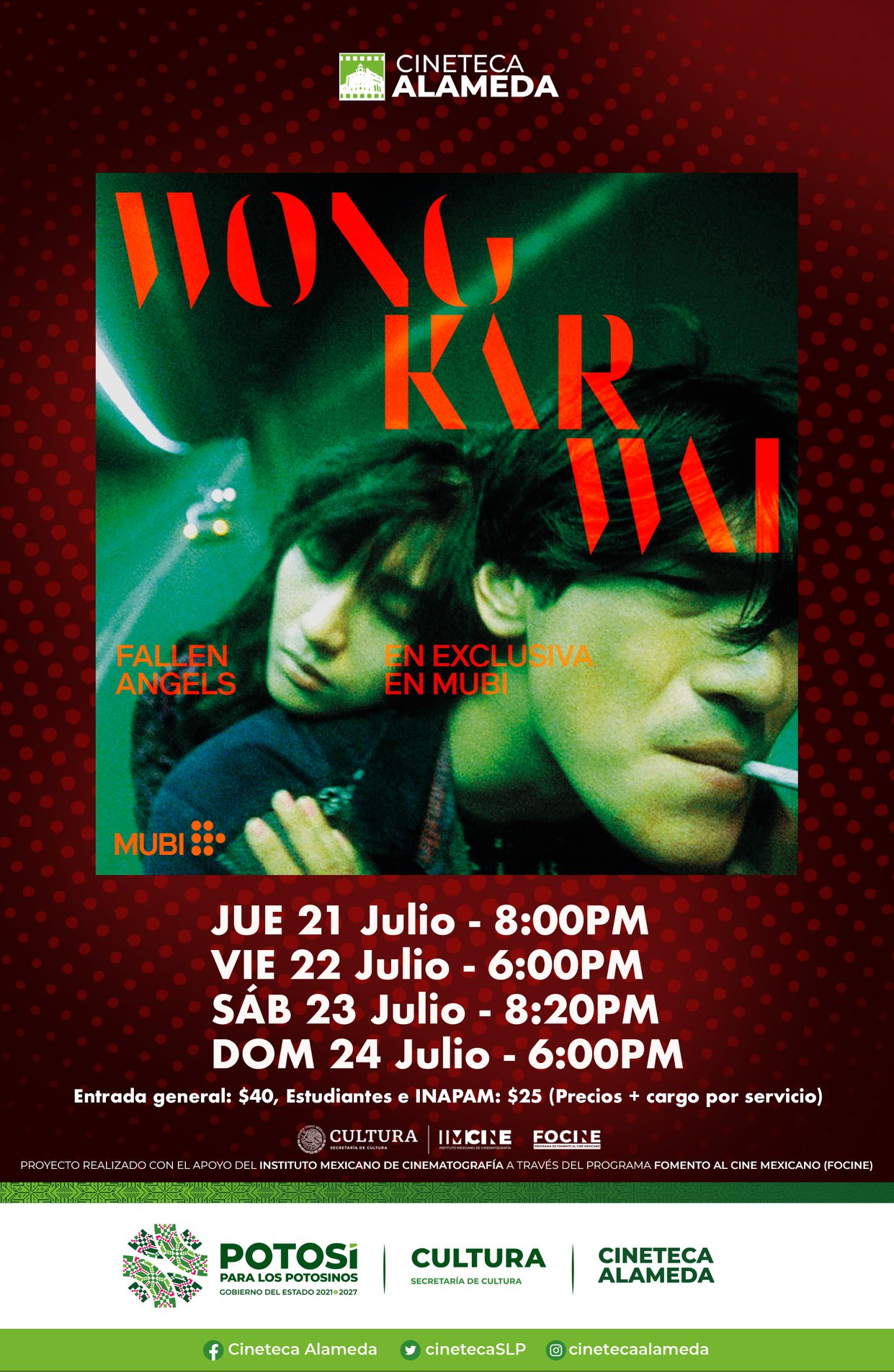 MÉXICO Y HONG KONG EN CINETECA ALAMEDA